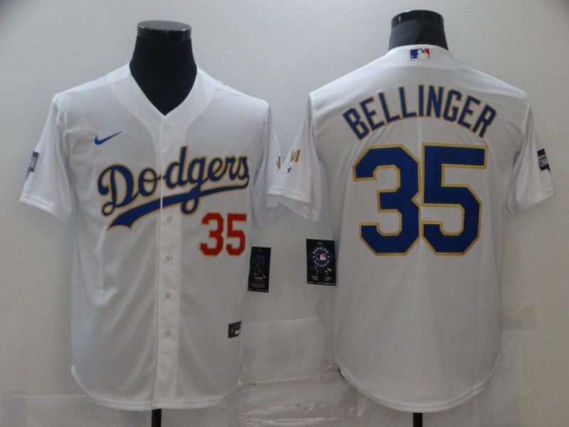 Dodgers 35 Cody Bellinger White Nike 2021 Gold Program Cool Base Jersey,We sell and wholesale Dodgers 35 Cody Bellinger White Nike 2021 Gold Program Cool Base Jersey on line form chian!